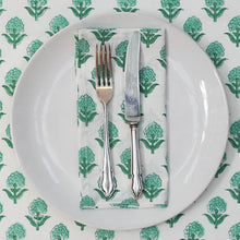  NAPKIN MARIGOLD BUD AQUA