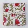 NAPKIN POMEGRANATE PODS 45X45