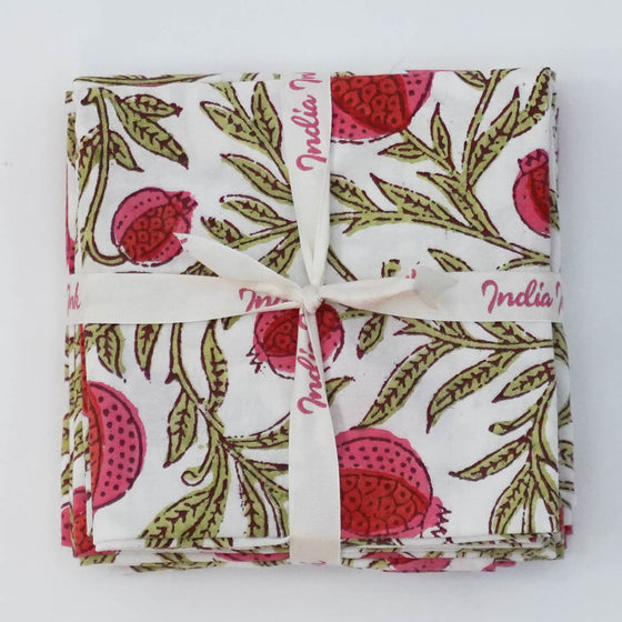 NAPKIN POMEGRANATE PODS 45X45