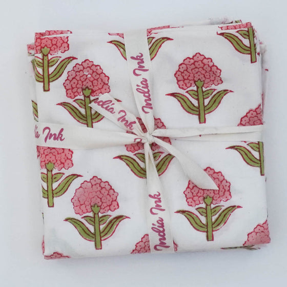 NAPKIN MARIGOLD BUD PINK