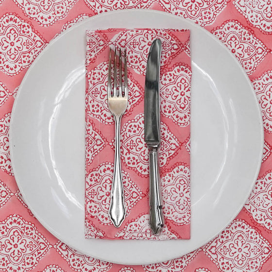 NAPKIN IMPERIAL PINK 45X45