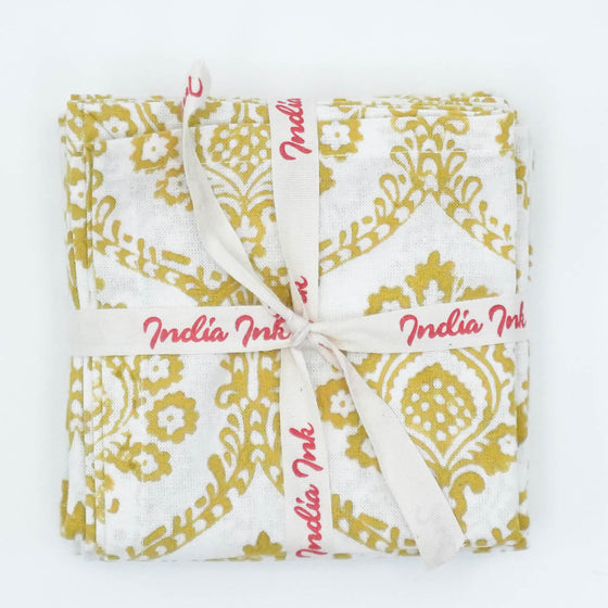 NAPKIN TEMPLE DOME YELLOW