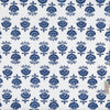 NAPKIN LOTUS FAN BLUE