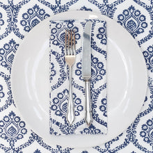  NAPKIN TEMPLE DOME BLUE