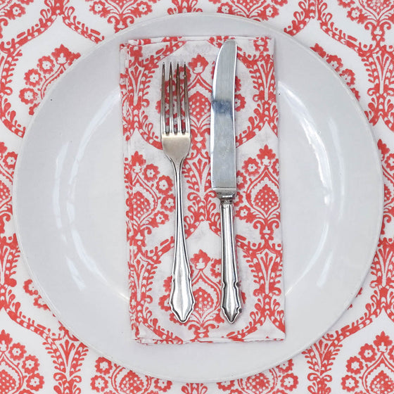 NAPKIN TEMPLE DOME ORANGE