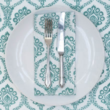  NAPKIN TEMPLE DOME AQUA