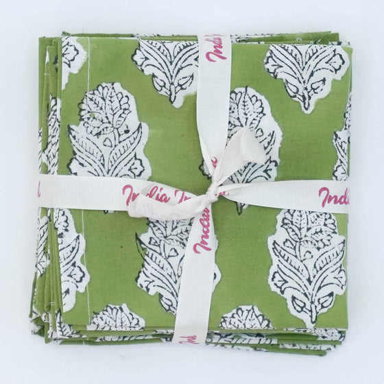 NAPKIN DAISY BLISS GREEN 45X45