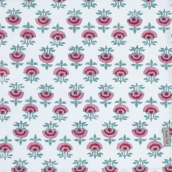 NAPKIN LOTUS FAN PINK