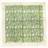 NAPKINS SET GARDEN BLOCK GREEN - India Ink Home Decor