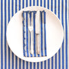 NAPKIN PAINTED STRIPE BLUE