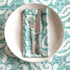 NAPKIN PAISLEY AQUA