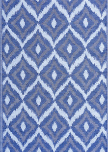  DIAMOND IKAT BLUE SMALL