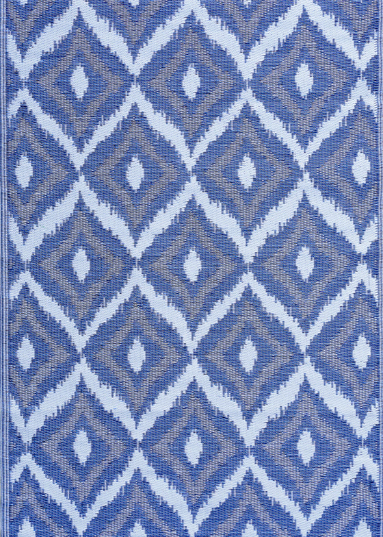 DIAMOND IKAT BLUE SMALL