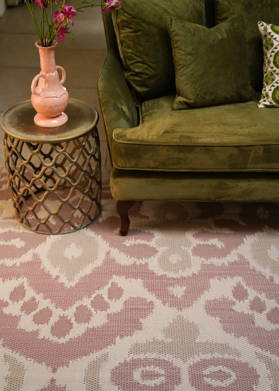 ANCIENT IKAT MAUVE LARGE