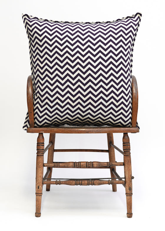 NAVY ZIG ZAG 55x55