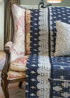 KANTHA VINTAGE OCEAN VEIL - India Ink Home Decor
