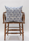 ORCHARD OASIS BLUE 45x45 - India Ink Home Decor