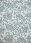 PILLOWCASE FINE PAILSEY TEAL