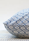 PILLOWCASE MARRAKESH DOT DENIM - India Ink Home Decor