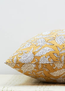  PILLOWCASE CLIMBING VINE MUSTARD