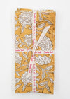PILLOWCASE CLIMBING VINE MUSTARD