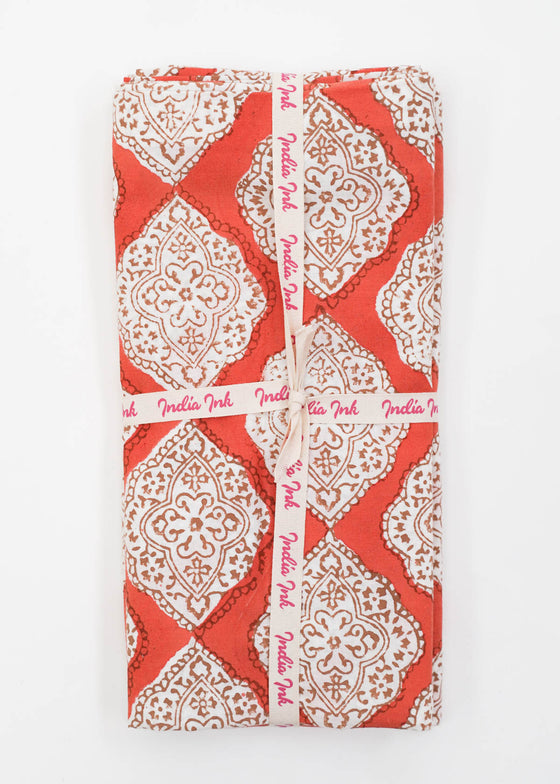 PILLOWCASE IMPERIAL TERRACOTTA