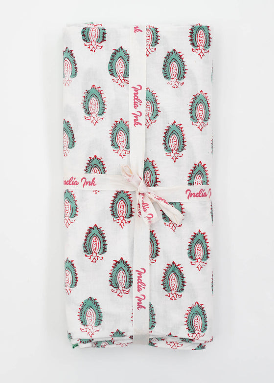 PILLOWCASE NEW FULLARD PINK/AQUA