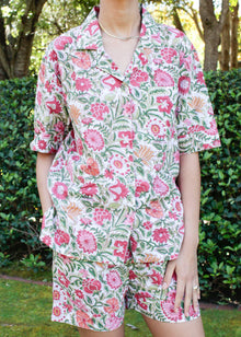  PJ SHORT FLORAL FIESTA
