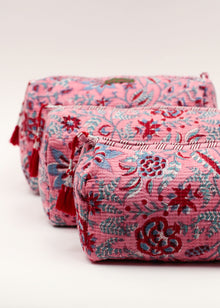  TOILETRY BAG POSY PINK