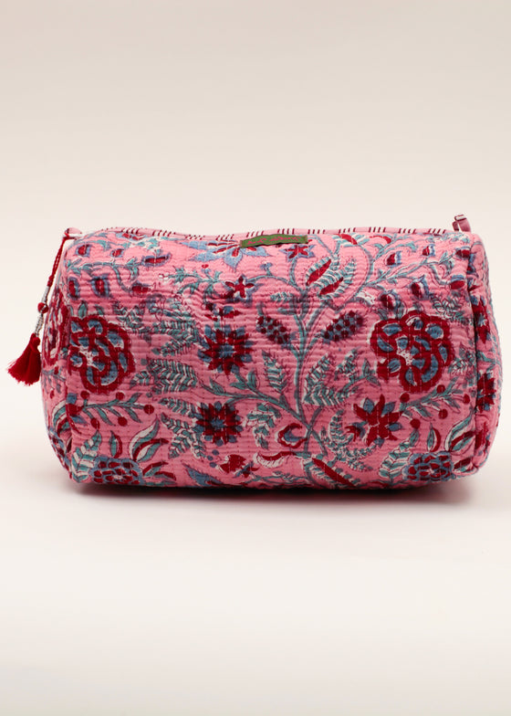 TOILETRY BAG POSY PINK