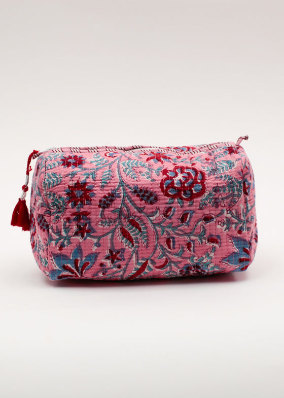 TOILETRY BAG POSY PINK
