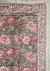 QUILT FLORAL PASTEL - India Ink Home Decor