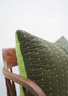 QUILTED TONAL GREEN 50X50 - India Ink Home Decor