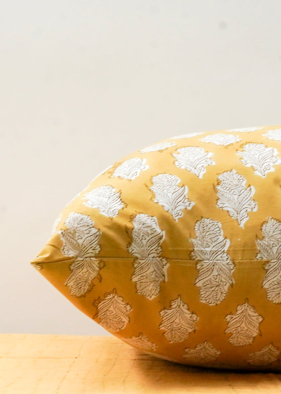 PILLOWCASE DAISY BLISS MUSTARD