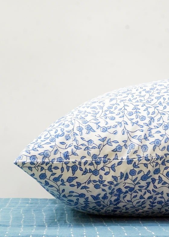 PILLOWCASE MINI VINE BLUE