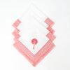 NAPKIN PALM PLAZA PINK 50X50