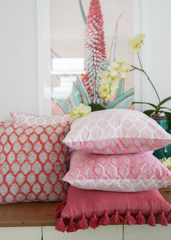 CUSHION KING SPADE PINK 45X45
