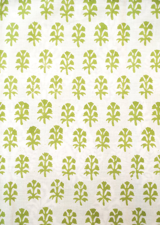 PILLOWCASE CONTRAST EMPIRE BLOCK GREEN
