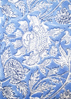 PILLOWCASE CONTRAST THISTLE BLUE