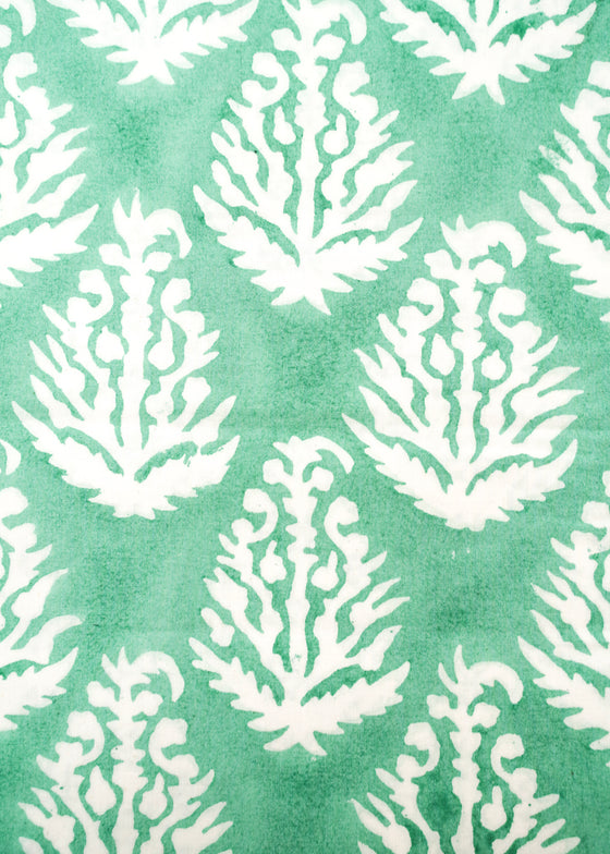 PILLOWCASE CONTRAST CANDELABRA AQUA