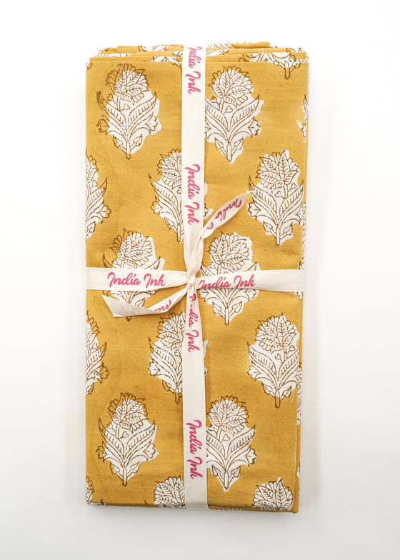 PILLOWCASE DAISY BLISS MUSTARD