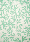 PILLOWCASE CONTRAST GEOMETRIC AQUA
