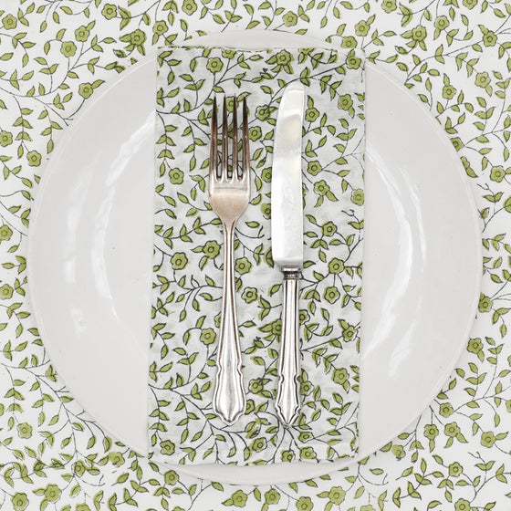 NAPKIN MINI VINE GREEN 50X50