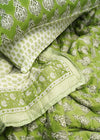 QUILT GREEN EMPIRE BLOCK