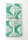 PILLOWCASE CONTRAST CANDELABRA AQUA