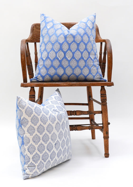 CUSHION KING SPADE BLUE 45X45