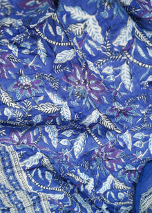  QUILTS ROYAL HIBISCUS - India Ink Home Decor