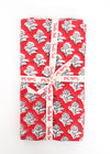 PILLOWCASE SET PRETTY DAISY RED - India Ink Home Decor