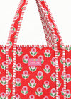 TOTE POSY GARDEN RED