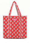 TOTE POSY GARDEN RED